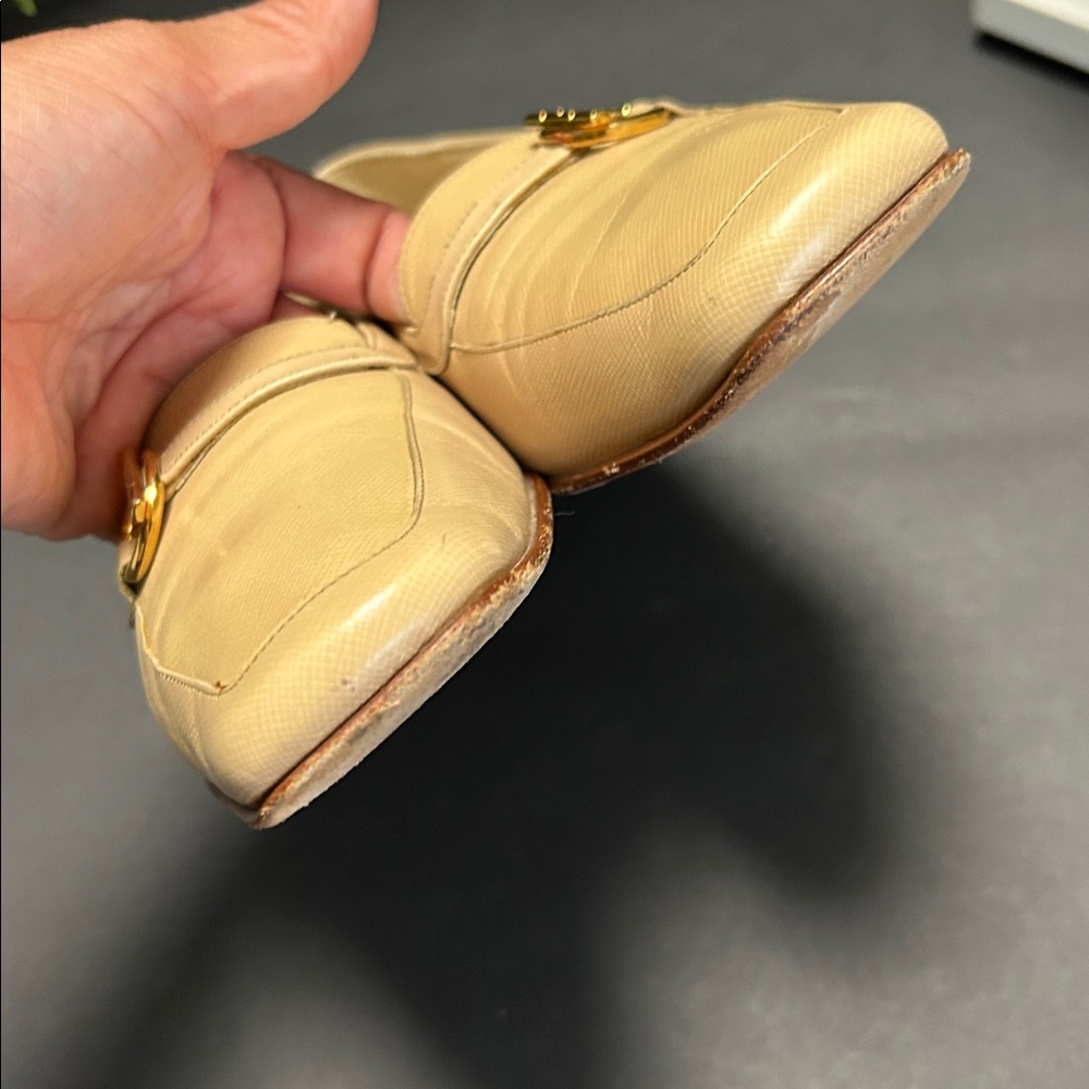 Salvatore Ferragamo Beige and Brown Loafers - Picture 15 of 17